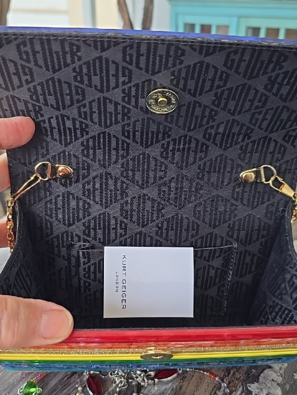 Kurt Geiger NWOT Colorful C.B & 4 Piece Beaded Necklace, Bracelet & Earrings Set - Picture 6 of 7